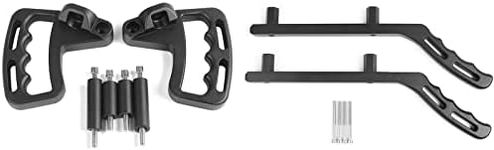 JeCar Black Front & Rear Grab Bar Grab Handle Kit for 2007-2017 Jeep Wrangler JK