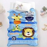 Cutealby Baby Boy AC Blanket, 140 * 100 Cm (Lion)