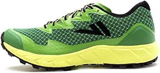 VJ Ultra 2 Long-Range Race Trail Running Shoes with Rock Plate and More Grip - M 7.5/W 9 Green