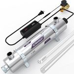 ALTHY Whole House UV͎ Ultrąviolët Water Filter Purifier with Smart Flow Sensor Switch, 12GPM, 48W Energy Saving