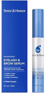 Advanced Eyelash Serum for Thicker, Longer Eyelashes and Eyebrows - Grow Luscious Lashes with Brow Enhancer (3mL)