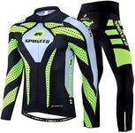 sponeed Bike Jersey Set Mens Therma