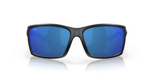 Costa Del Mar Men's Reefton Sunglasses, Blackout/Blue Mirrored Polarized-580p, 64 mm