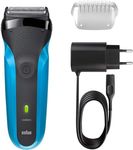 Braun 310s Series 3 Rechargeable Wet and Dry Electric Shaver (Blue)