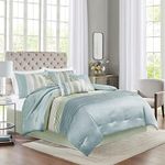 Madison Park Carter Comforter Set, Queen, Green