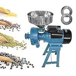 Eachbid Grain Mills, 110V 3000W Wet Dry Cereals Grinder Electric Grain Feed Mill Wheat Corn Grinder Heavy Duty 110V Commercial Grain Grinder Machine Rice Coffee Flour Mill with Funnel