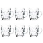 Beer Mugs Set,Glass Mugs With Handl