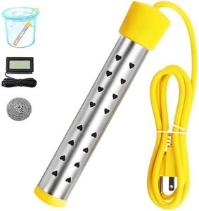 Immersion Water Heater Electric, Portable Bucket Heater with 304 Stainless Steel,Submersible Water Heater Heats up 5 Gallons of Water in Minutes for Home, Camping, and Outdoor Use