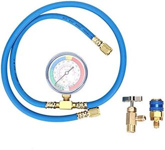 Aukson Refrigerant Measuring Hose R134A Refill Measuring Hose can Read Refrigerant Charging line