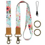 Lanyards for id Badges, Key Chains & Lanyard for Teacher, Women, Men, Girls, Cool Neck Lanyard for Car Keys, Wallet, Popular Color Choices, Ultra Soft, Durable Polyester…