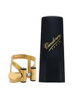 Vandoren LC58AP M/O Ligature and Plastic Cap for Tenor Saxophone; Aged Gold Finish