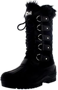 Polar Products Womens Waterproof Tactical Mountain Walking Snow Knee Boots - Black - US11/EU42 - YC0356