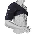 Zamst Shoulder Wrap Sports Shoulder Brace With Dynamic Stabilization For Shoulder Injuries-for Football, Volleyball, Tennis, Pickleball, Golf, Ice Hockey-Black, Medium