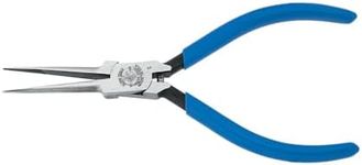 Klein Tools D335-51/2C Linemans Pliers, Needle Nose Side Cutters, Spring Loaded, 5-Inch, Extra Slim