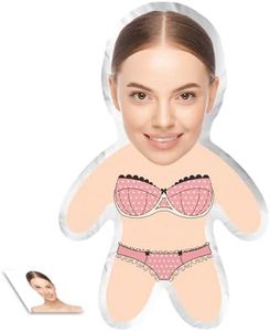LucBuy Muñecos de Peluche con Foto Personalizados, Almohada de Cuerpo Entero Personalizada, Almohada de Impresión 3D de Doble Cara, Regalo para Cumpleaños y Aniversario (Estilo 4)