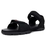 SPARX mens SS 101 | Latest, Daily Use, Stylish Floaters | Black Sport Sandal - 9 UK (SS 101)