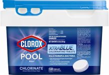 CLOROX Pool&Spa XtraBlue 3” Chlorinating Tablets, Kills Bacteria & Stops Algae, 5 LB