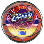 NBA Cleveland Cavaliers Chrome Clock