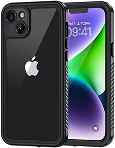Lanhiem for iPhone 14 Plus Case, Waterproof Dustproof Shockproof Case with Built-in Screen/Camera Protector, Heavy Duty Rugged Full Body Sealed Underwater Protective Cover for iPhone 14 Plus (Black)