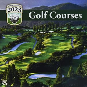 TURNER PHOTOGRAPHIC Golf Courses 12X12 Photo Wall Calendar (23998940023) Multi