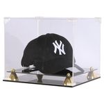 DisplayGifts Acrylic Baseball Cap Display Case, Clear, CH-B23