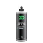 3D SiO2 Ceramic Matte Tire Shine, GLW Series | Hydrophobic Formula Protects Against Fading, Cracking & Discoloration | UV Protection Spray | Deep Dark Shine | 16 oz