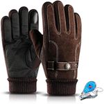 KXF Thermal Gloves, Mens Leather Wi