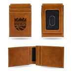 Rico Industries NBA Laser Engraved Front Pocket Wallet, Sacramento Kings