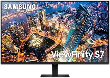 Samsung Monitor ViewFinity S7 (S32D702), Flat, 32'', 3840x2160 (UHD 4K), HDR10, 60Hz, 5ms, HDMI, Display Port, Ingresso Audio, PIP, PBP, Easy Setup Stand
