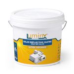 LuminX Cool Roof Solar Reflective Coating – Ultra Advance | High SRI Heat Reflective roof Paint | Reduces Roof & Indoor Temperature In Summer | For RCC, Metal, Tile & Cement Roofs | White 10 Kg