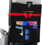 Airplane Pockets Airplane Tray Table Cover with Pocket Organizer | Seat Back Organizer & Storage for Personal Items | Travel Accessories | Clean and Convenient Airplane Travel Essentials for Flying