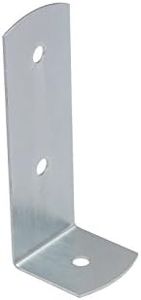 GRUNDLINE - Dekorativ Stützenfuß Pfostenträger Pfostenanker, aus Stahl, aufschraubhülse - PSC, 60x62x170 mm - Z275 - für Zäune, Unterstände, Carports, Pergolen, Gartenlauben aus Holzbalken