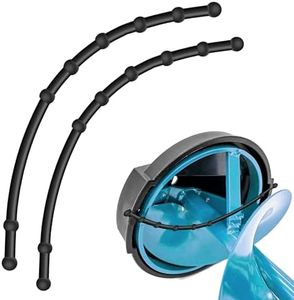 2 Pcs Rubber Guard Strap 11 Inch Ice Auger Blade Protectors High Elastic Auger Cover Strap for Power and Hand Ice Augers Ice Auger Accessories Winter Ice Fishing Accessories