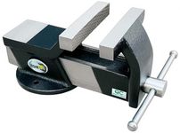 "TGM METALLICS" Heavy Duty Steel Economy Bench Vice 8 Inch Fixed Base Steel Body Vise for Metalworking 8 Inch Multipurpose Bench Vise Bench clamp 200MM