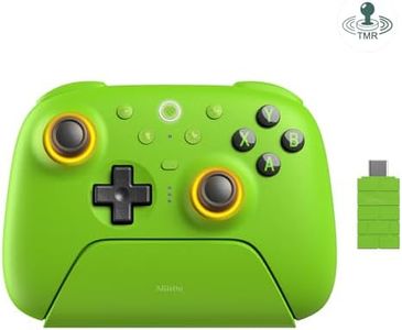 8BitDo Ultimate 2 Wireless Controller for Windows, Android,Steam Deck, TMR Joysticks, 1000Hz Polling Rate, Tactile/Hall Triggers, Motion Control, Programmable Back Paddle Buttons & L4/R4 Bumpers,Green