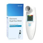 B-Arm Sonmol Digital Spirometer-Peak Flow Meter To Measure PEF, FEV1 And Respiratory Conditions For Asthma, COPD, Smokers, Other Respiratory Disorders | CE And FDA Approved (Without Bluetooth)