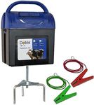 Doblit A9 Paddock Electric Fence Charger | Powers Up to 7km | Low Impedance, 0.25J Stored Joule Energizer | Unique Battery Saving Technology | Portable and Super Tough | Powerful 9,400V Output