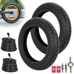 JIAYAN 12.5 x 2.25 Kids Bike Tire & Inner Tube Set,12-1/2 x2-1/4 Tire & Inner Tube for RoyalBaby, Joystar, Dynacraft and Electric Scooters, Kids Bike & Balance Bike Tube