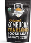 Fermentaholics USDA Certified Organic Kombucha Tea Blend 4 oz | Makes 11 Gallons | Kosher Certified | Organic Black and Green Tea Blend | Loose Leaf