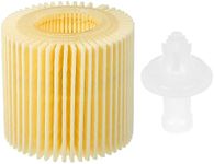 X AUTOHAUX Engine Oil Filter Replacement 04152-YZZA6 04152-37010 Oil Fuel Filter for Toyota Corolla L LE LE Eco S 1.8L L4 - Gas 2015