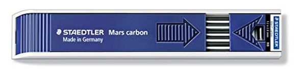 Staedtler Mars Carbon Lead, 12 x 2mm, HB (200-HB), Black