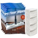 Pack of 200 Disposable Microfibre Electrostatic Floor Cloths For Flat Swivel Mop Multi Fitting Cleaning Wipes - 21cm x 29cm Fits Most Mops Like Swiffer Etc By The Dustpan and Brush Store ®