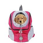 Pet Carrier Backpack for Small Dog cat up to 17~24lbs, Hands-Free Pet Travel Bag, Breathable Head-Out Design and Waterproof Bottom for Hiking & Travel