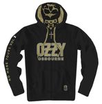 2Bhip Ozzy Osbourne No More Tours Front & Back Print Adult Black Zip Up Long Sleeve Hoodie Sweatshirt…, Black, Small