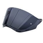 ILM Outside Visor for Dual Sport Helmet Model WS902 (Visor, Tinted Black)