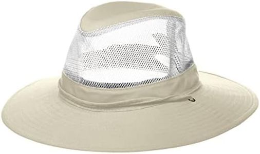 Dorfman Pacific Co. Men's Solarweave Mesh Safari, Oatmeal, Large