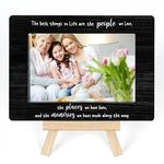 Inspirational Gifts, Motivational Picture Frame Gifts For Friends Family Colleague Boss, The Best Things In Life Photo Frame, Christmas Gifts, Birthday Gifts, Tabletop Picture Frames With Easel (A16)