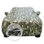 NEODRIFT 'JungleTech' Car Cover for Nissan Magnite (100% Water-Resistant, All Weather Protection, Tailored Fit, Multi-Layered & Breathable Fabric) (Colour: Military)