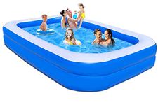 YUXI® Bestway Swimming Pool Inflatable Bath Tub for Kids and Adults SPA Bath Tub 10 Feet with Air Pump