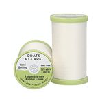 Coats Thread & Zippers and Dual Duty Plus Hand Quilting, 325-Yard, White